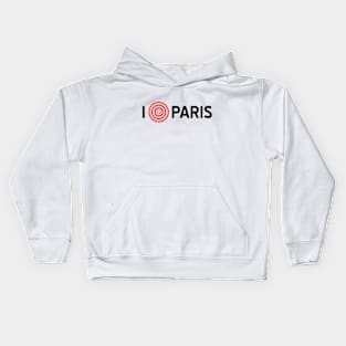 I RIDE PARIS Kids Hoodie